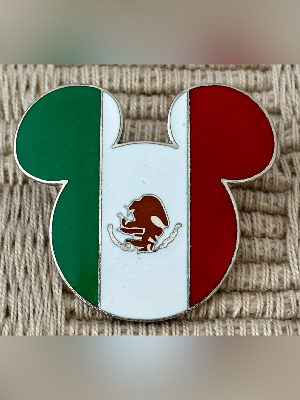 DISNEY 2000 WDW *Original* Epcot World Showcase Mexico Mickey Mouse Icon Pin